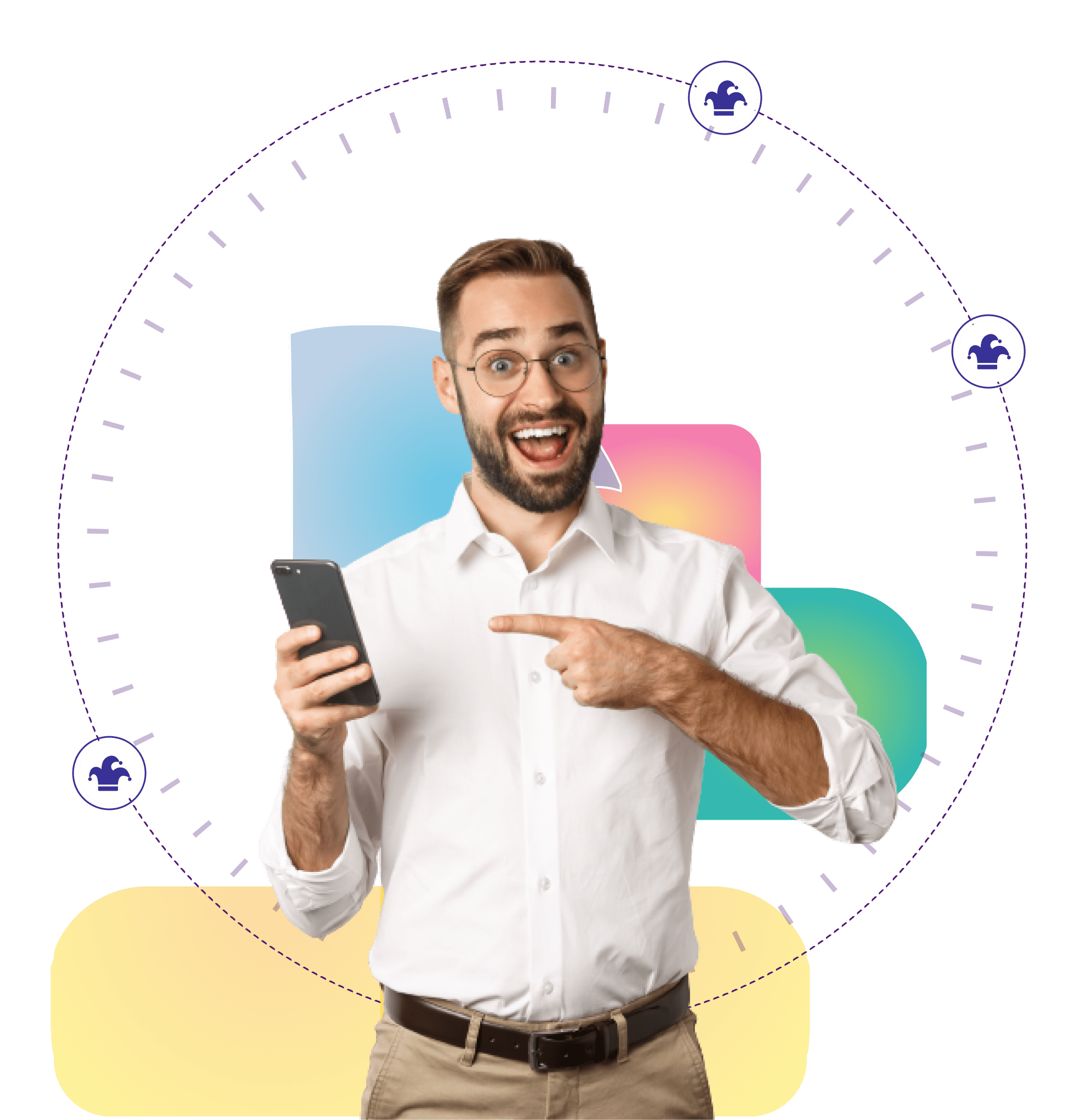 Player answering live quiz questions